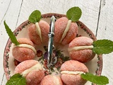 Biscuits  pêches  aux amandes et au mascarpone