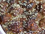 Boulettes de viande miel et ail