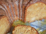 Bundt aux pommes râpées, glaçage au caramel