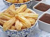 Churros et sauce au chocolat