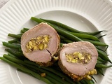 Filet de porc farci aux pistaches et citron confit