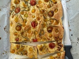 Foccacia aux tomates cerises