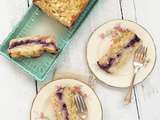 Gâteau bolzano aux pommes et aux bleuets