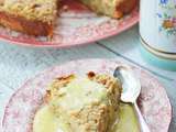 Gâteau irlandais aux pommes et sa crème anglaise