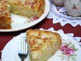 Gâteau  madeleine au citron  aux pommes