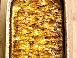 Gratin de pommes de terre hasselback au fromage