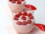 Mousse de framboises au mascarpone