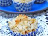 Muffins à la compote de pomme et à la pâte d'amande