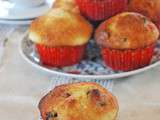 Muffins au citron et aux cerises