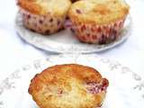 Muffins au yogourt au citron et aux framboises