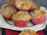 Muffins aux bananes, aux pommes et à l'érable