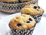 Muffins aux bleuets et gingembre