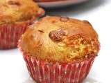 Muffins aux canneberges et au chocolat blanc