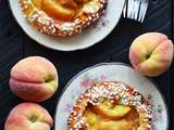 Petites galettes aux pêches