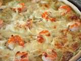 Pizza aux crevettes