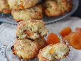 Scones aux abricots secs et noix de coco