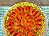 Tarte aux abricots, amandes et pistaches