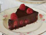 Tarte choco-framboises