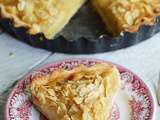 Tarte frangipane aux poires pochées à l'amaretto