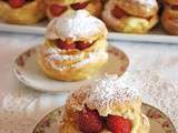 #testdrivemoms :choux à la crème à l'érable et aux framboises