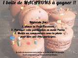 Jeu 1 boîte de Macarons a gagner