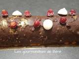 Bûche chocolat/fruits rouges