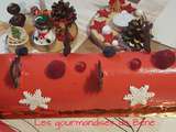 Bûche chocolat/fruits rouges