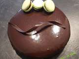 Entremet menthe/chocolat