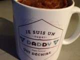 Mug Cake Lactée Caramel pour un super futur papa