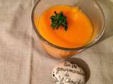 Soupe de courge muscade, carotte, patate et cumin