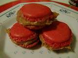 Macaron à la confiture de lait pommes caramélisées