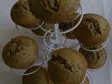 Muffins au chocolat coeur au chocolat blanc