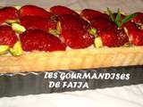 Tarte Fraise Pistache