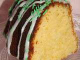 Bundt cake citron vert et chocolat blanc