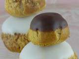 Mini religieuse chocolat-vanille