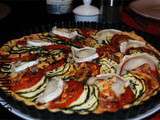 Tarte aux tomates courgettes et chèvre