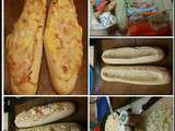 Kiumy: Baguettes pizza ou baguette farci au reblochon et jambon