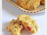 Biscuits aux fraises séchées