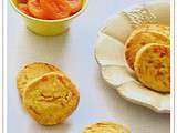 Biscuits  diamants  aux abricots secs