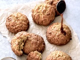 Cookies au chocolat blanc et gingembre confit