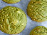 Cookies matcha et chocolat blanc