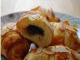 Croissants 0% culpabilité (au yaourt) - choco/amandes