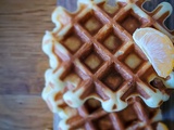 Gaufre à l'huile d'olive et au sucre