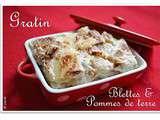 Gratin de blettes et pommes de terre