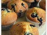 Muffins aux myrtilles