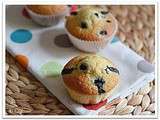 Muffins aux myrtilles