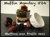 Muffins pruneaux, pistaches et orange