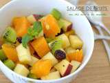 Salade de fruits au thé à la menthe