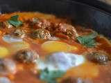 Tajine de kefta aux oeufs