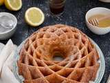 Bundt cake citron, miel, mascarpone